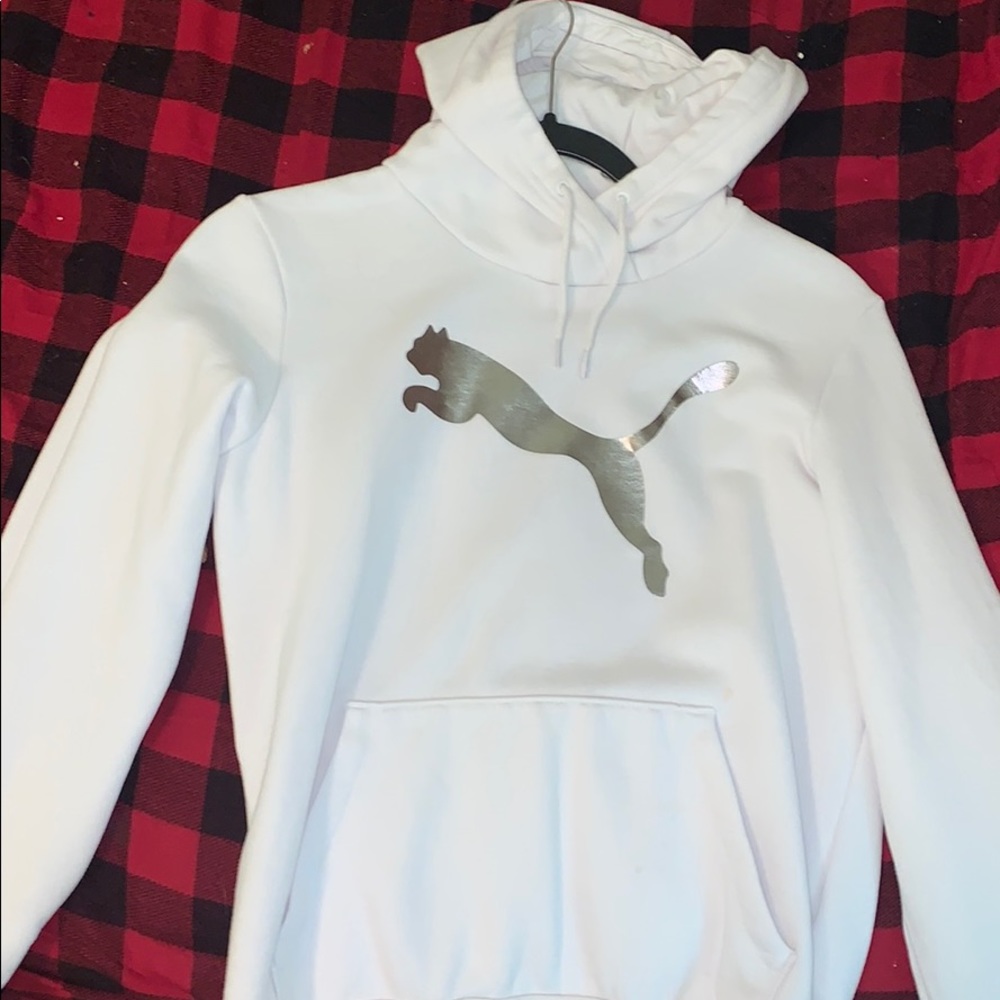 White puma hoodie